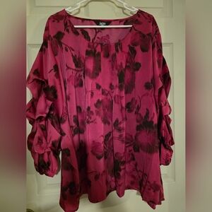 Floral Pink Women's Top